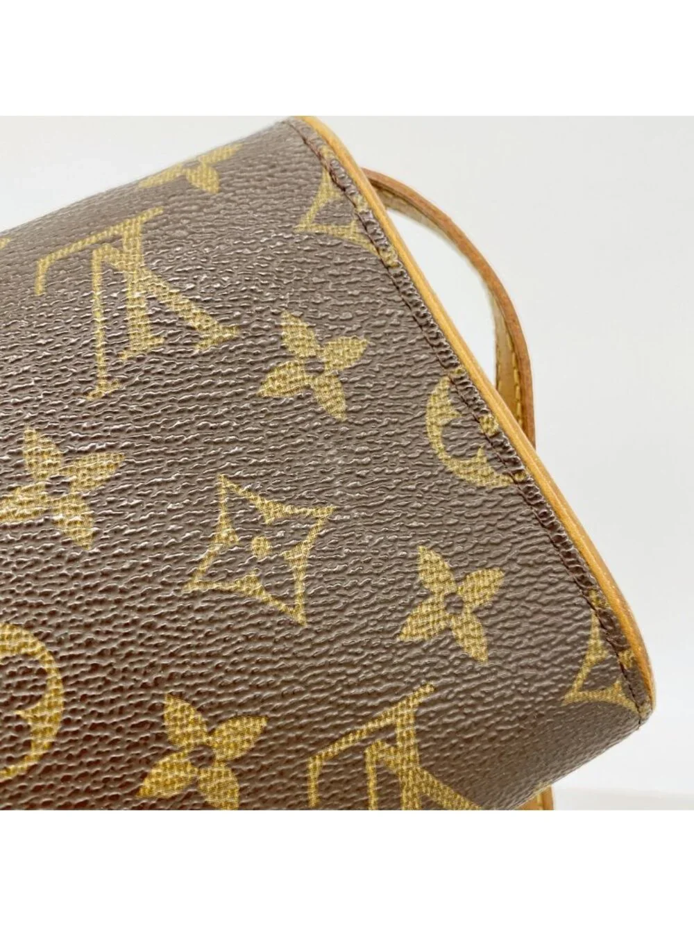 Louis Vuitton Shoulder Bag Monogram Pochette Twin GM Brown